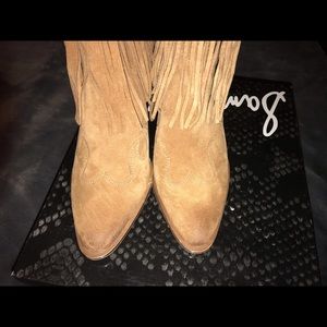 Sam Edelman fringe booties
